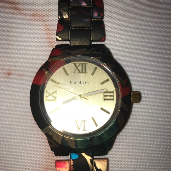 Bebe floral print watch - Picture 6 of 8